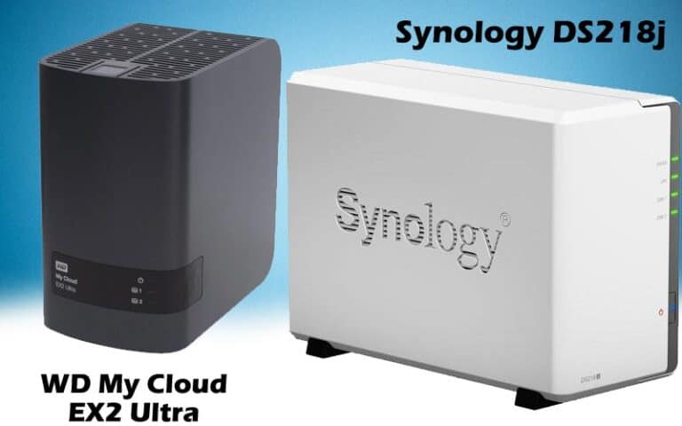 Synology DS218j vs WD My Cloud EX2 Ultra