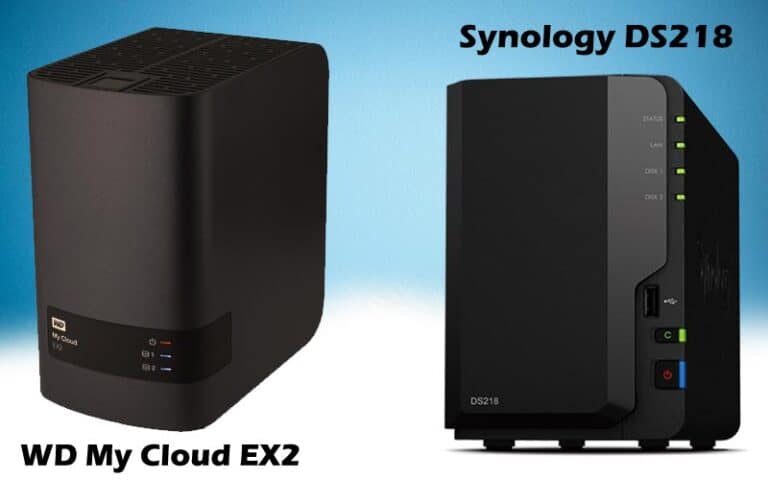 WD My Cloud EX2 vs Synology DS218