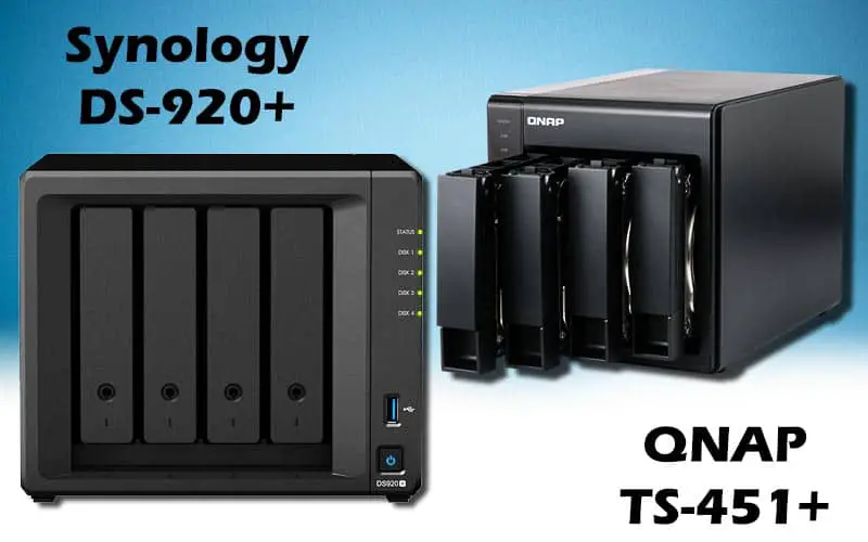 QNAP TS-451+ vs Synology DS-920+
