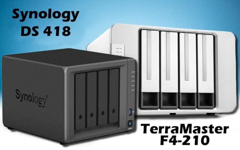 TerraMaster F4-210 vs Synology DS418