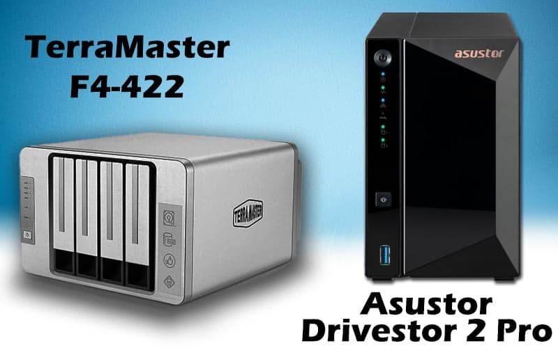 TerraMaster F4-422 vs Asustor Drivestor 2 Pro