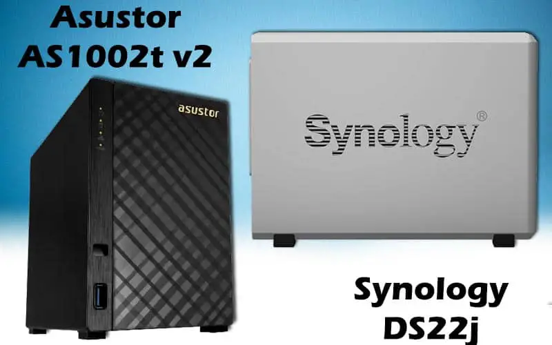 Synology DiskStation DS220j vs Asustor as1002t v2