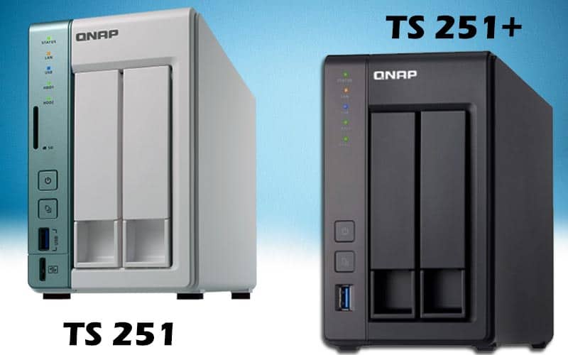 QNAP TS 251 vs TS 251plus