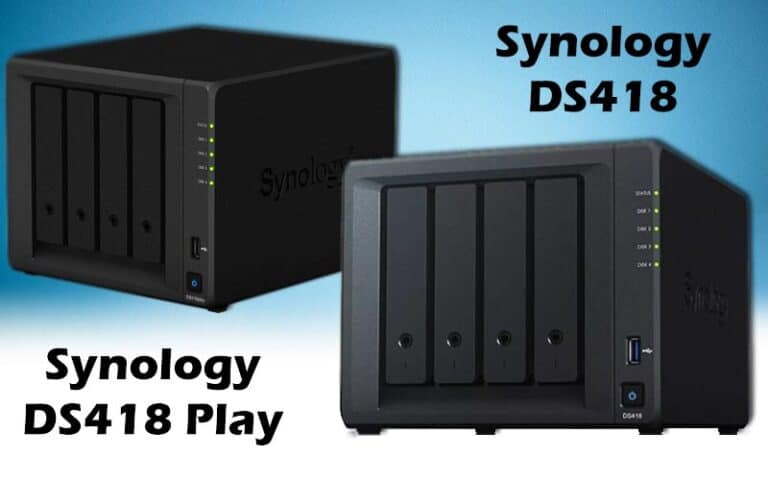 Synology DS418 Play vs DS418