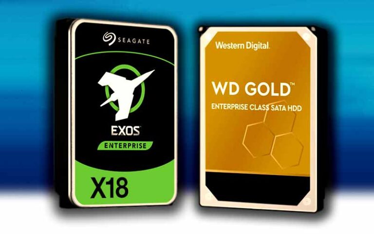 Seagate Exos X18 vs Western Digital WD Gold