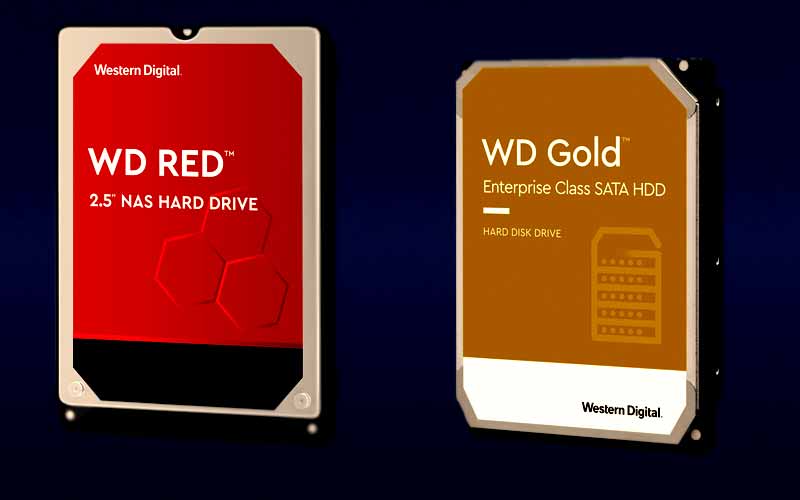 western digital gold vs red