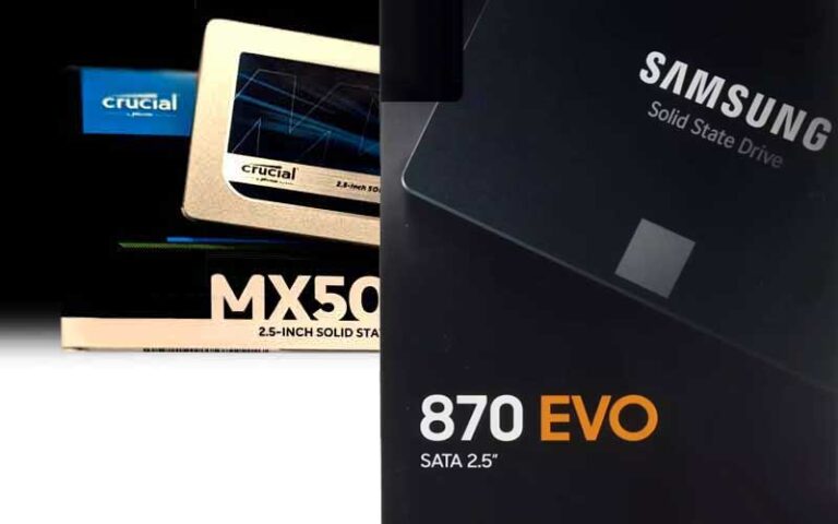 Samsung 870 EVO vs Crucial MX500
